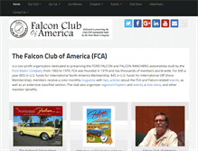 Tablet Screenshot of falconclub.com